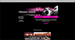 Desktop Screenshot of freaksinside.com